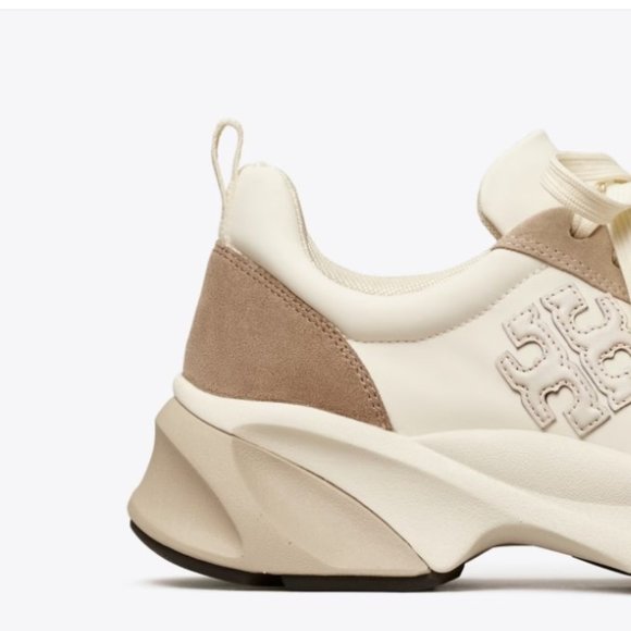 Tory Burch Good Luck Low-Top Sneakers Size 8.5 - Picture 2 of 10